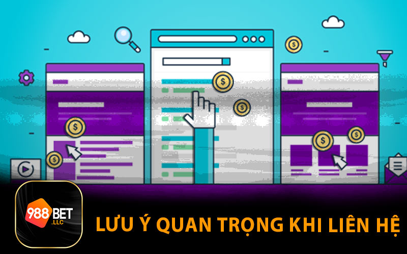 Lưu ý quan trọng khi liên hệ