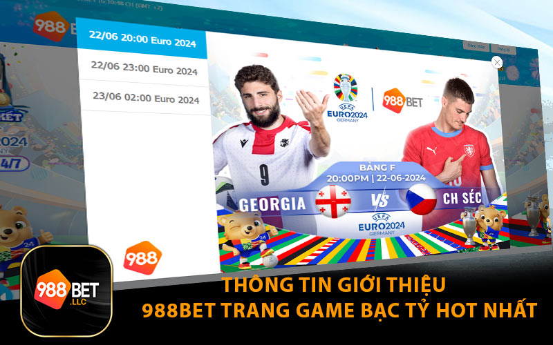 Thông tin giới thiệu 988Bet trang game bạc tỷ hot nhất